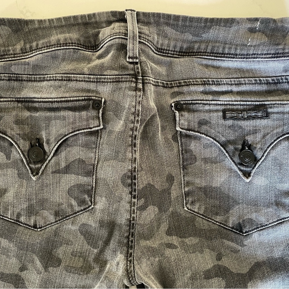 Hudson USA Collin Flap skinny blue jean denim size 30 color camo